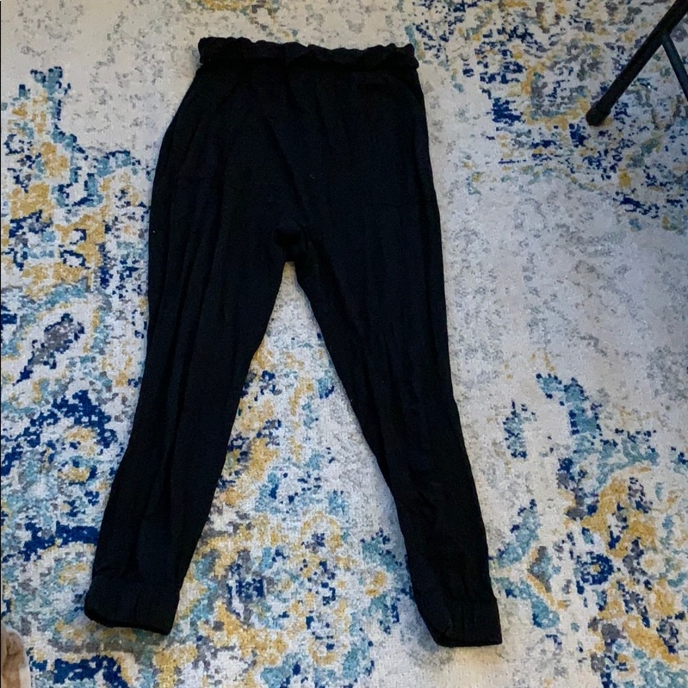 Black lunya joggers